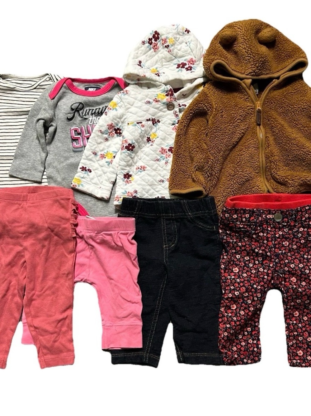 Baby Girl Winter Clothing Gap Nike Pants Jackets Long Sleeves Size 3-6 Months